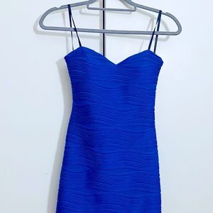 City studios body con blue dress size S